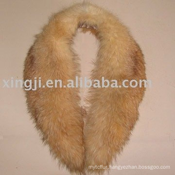 Removable Raccoon Fur Collar